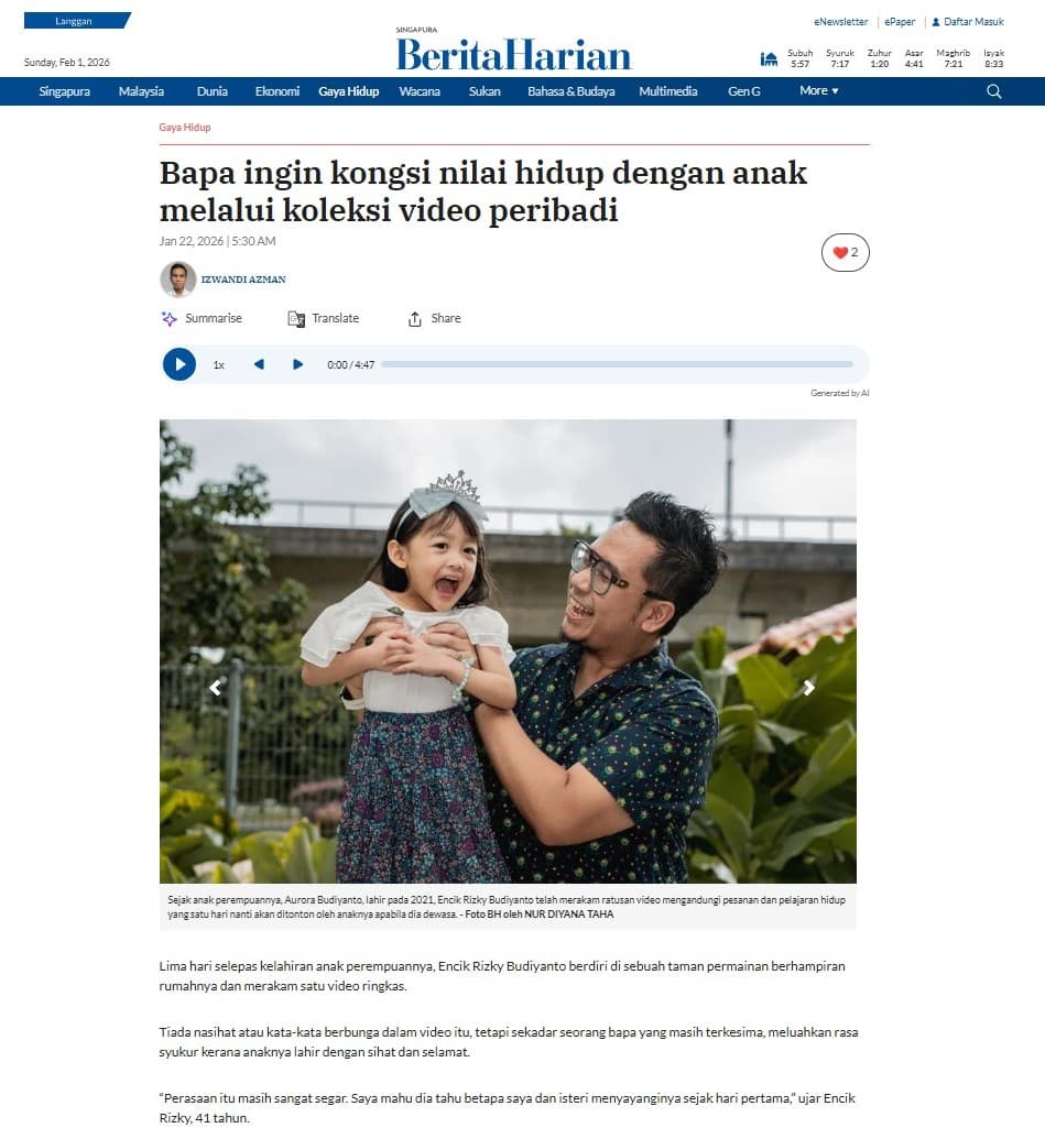 We are on Berita Harian!